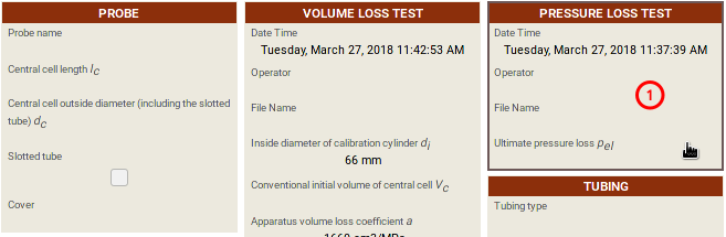 Creating a pressure loss