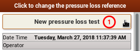 New pressure loss test