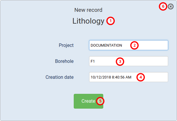 New record form lithology