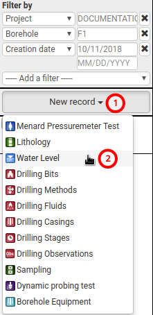 New water level record