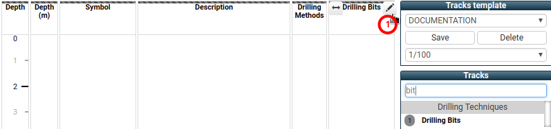 Entering drilling bits