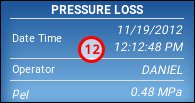 Pressure loss tab