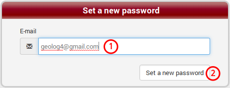 Password reset